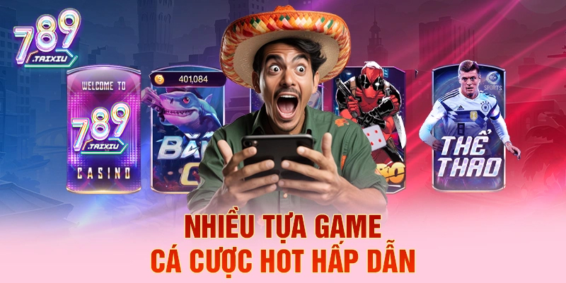 Đa dạng tựa game hấp dẫn tại lode88